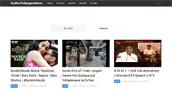 Desktop Screenshot of andhratelangananews.com