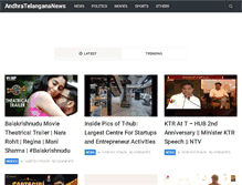 Tablet Screenshot of andhratelangananews.com